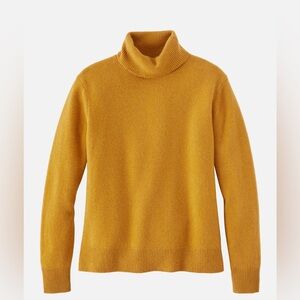 Pendleton Mustard Yellow 100% Cashmere Turtleneck Sweater – Women’s